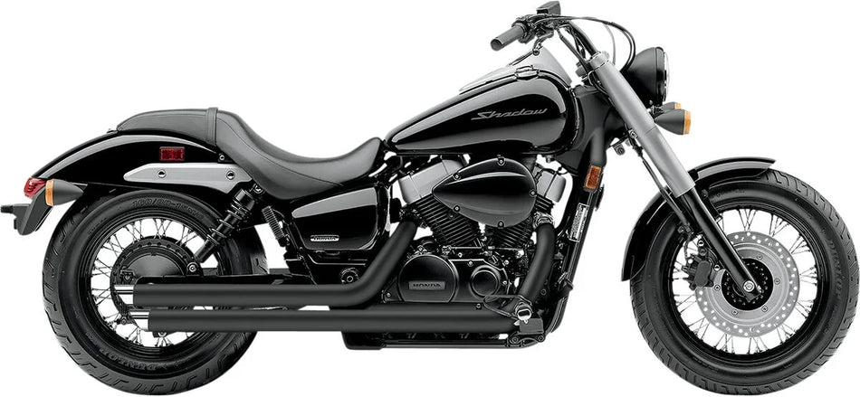 Cobra Speedster Street Rod Slash Down Exhaust Black