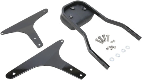 Cobra 14" Short Square Sissy Bar Black