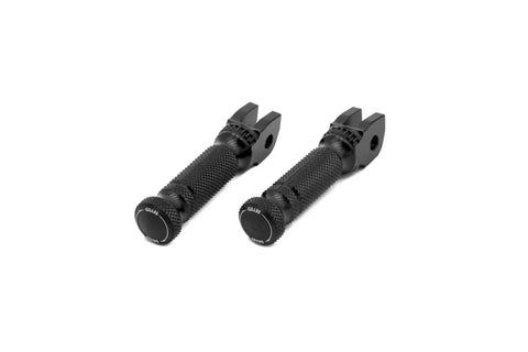Gilles Tooling Sport Motorcycle Rider Footpegs Black (RGK-510-UF41-SET-B)
