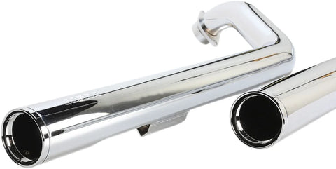 Cobra Dragster 2-into-2 Straight-Cut Exhaust System Chrome (2615T)