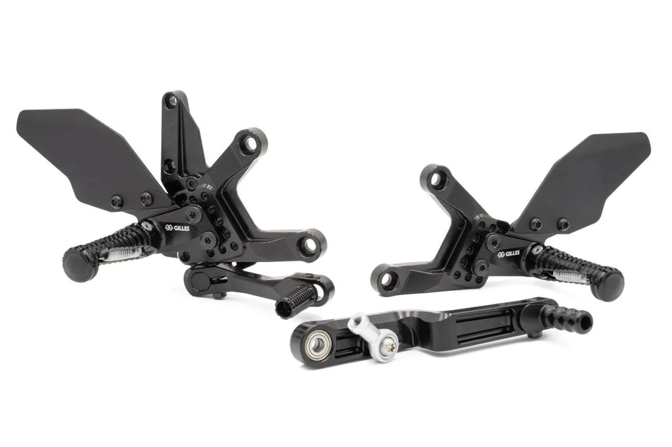 Gilles Tooling AS31GT3 Adjustable Rearset Black (AS31GT3-H18-B)