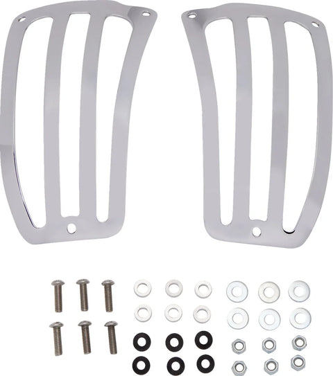 Cobra Saddlebag Lid Guards Chrome