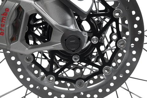 SW-Motech Front Axle Slider Set Black Triumph, Honda, Yamaha