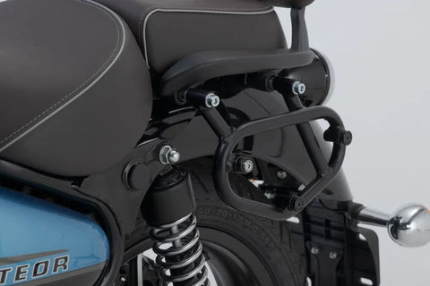 SW-Motech Legend Gear LC2 Side Bag System Brown Edition — Royal Enfield Meteor