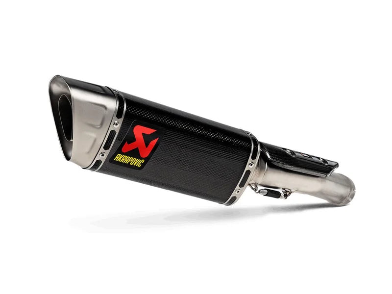 Akrapovic Slip-on Line Muffler Carbon Titanium End Cap