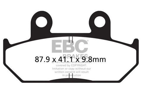 EBC Sintered Metal Front Brake Pads FA124/2V
