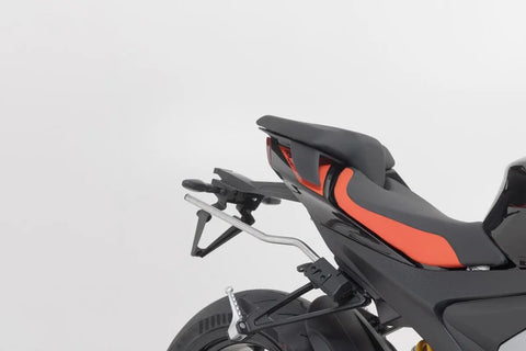 SW-Motech PRO Blaze H Saddlebag Set with Edge Protection & Heat Guard — Aprilia Extrema