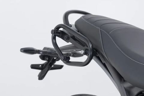 SW-Motech Legend Gear LC1 & LC 2 Side Bag System Brown Edition — Triumph Scrambler X / Speed