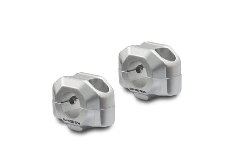 SW-Motech Bar Riser for 22MM Silver — Universal
