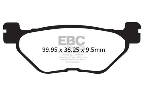 EBC Sintered Metal Rear Brake Pads FA319/2V