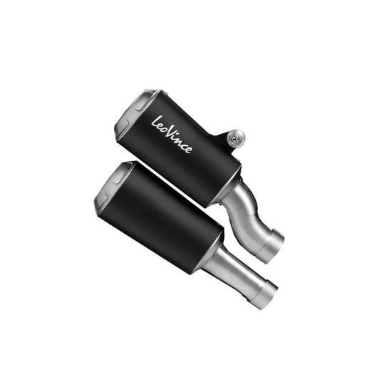 LeoVince LV-10 Dual Black Edition Slip-on Muffler SS Ece