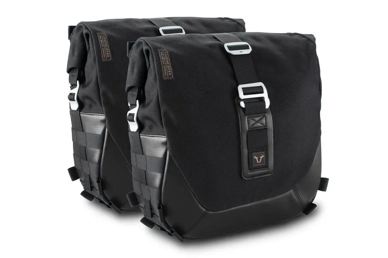 SW-Motech Legend Gear LC2 Side Bag System Black Edition — Moto Guzzi