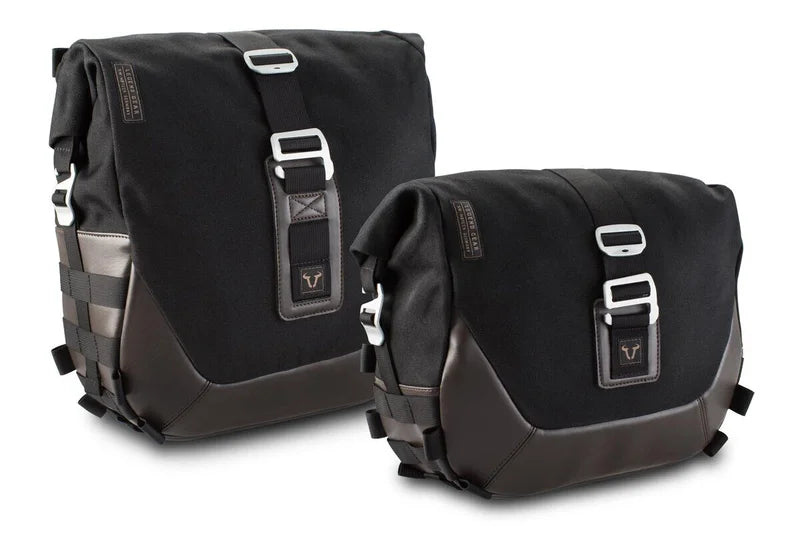 SW-Motech Legend Gear LC1 & LC 2 Side Bag System Brown Edition — Royal Enfield Sleet / Himalay…