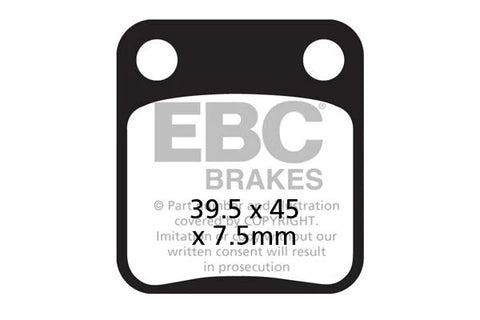 EBC Organic Front & Rear Brake Pads SFAC054