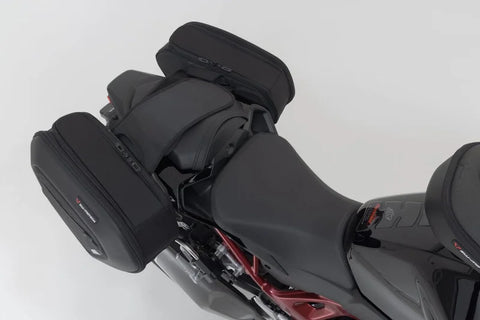 SW-Motech PRO Blaze H Saddlebag Set with Edge Protection & Heat Guard — Honda Hornet
