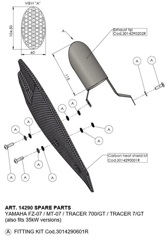 LeoVince Muffler Upgrade MT-07