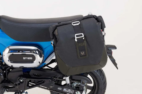 SW-Motech Legend Gear Side Bag LC2 Black Edition System (Left) — Honda ST 125