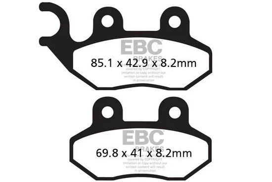 EBC Sintered Metal Front Brake Pads FA264HH