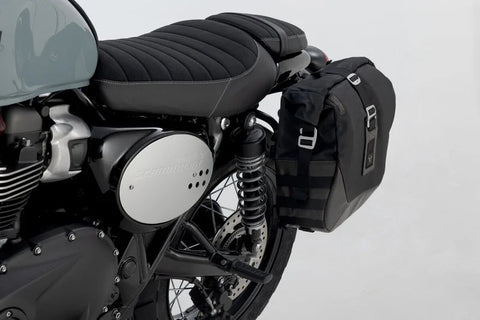 SW-Motech Legend Gear LC2 Side Bag System Brown Edition (Left) — Triumph