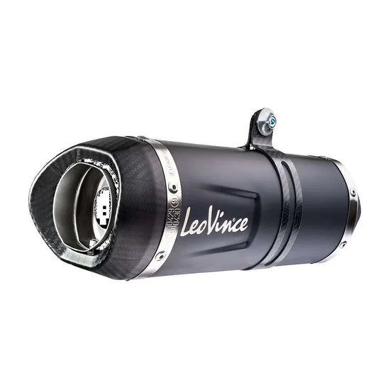 LeoVince LV One EVO Black Edition Stainless Steel Exhaust System with CAT Kawasaki