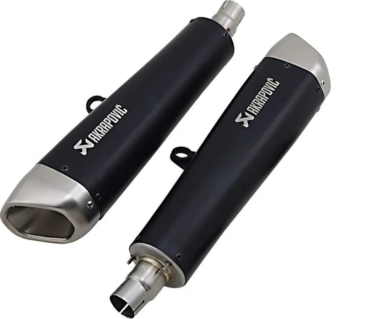 Akrapovic Mufflers TI Black Spd Twin