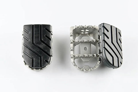 SW-Motech Ion Footrest Kit Silver — BMW Adventure