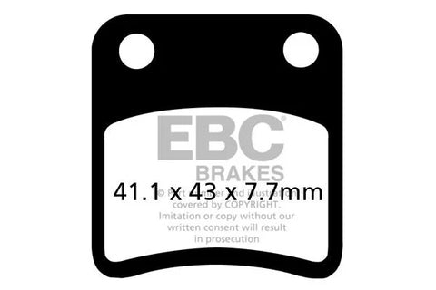 EBC Organic Front Brake Pads SFAC257