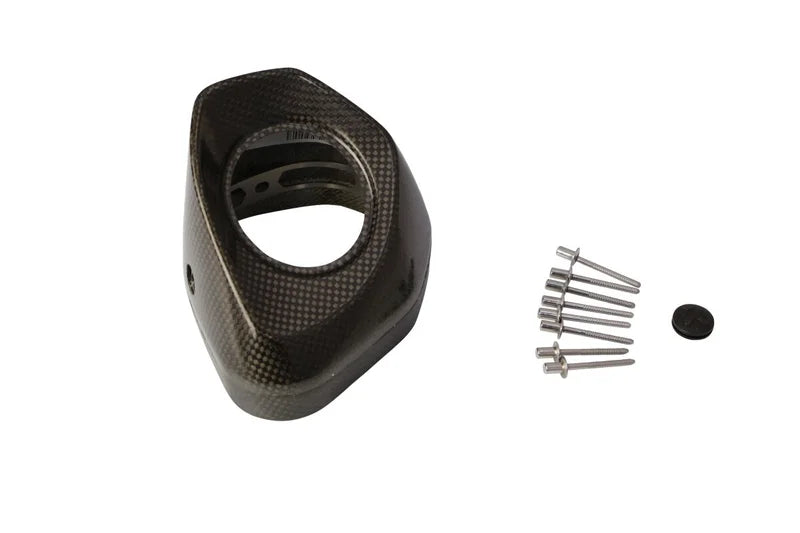 Akrapovic End Cap Set Carbon Black Honda