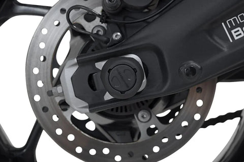 SW-Motech Rear Axle Slider Set Black Triumph Trident 660