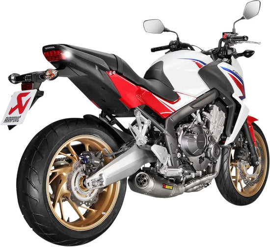 Akrapovic Racing Line Complete System Stainless Steel & Titanium Honda CB 650 F / CBR F