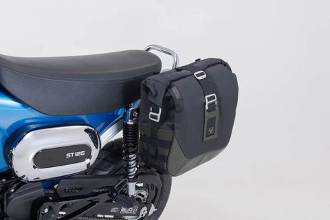 SW-Motech Legend Gear Side Bag LC2 Black Edition System (Left) — Honda ST 125