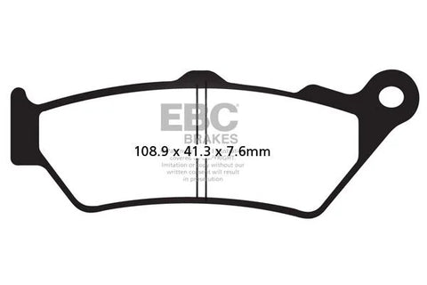 EBC Organic Front Brake Pads SFA209/2