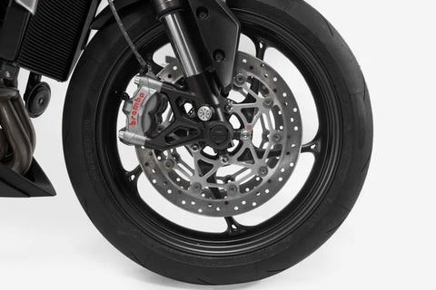 SW-Motech Front Axle Slider Set Black Ducati