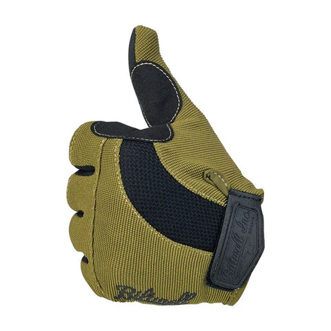 Biltwell Moto Gloves Olive/Black/Tan