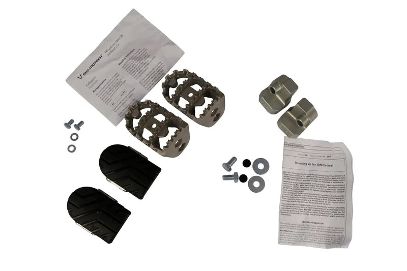 SW-Motech Ion Footrest Kit — Aprilia & Yamaha