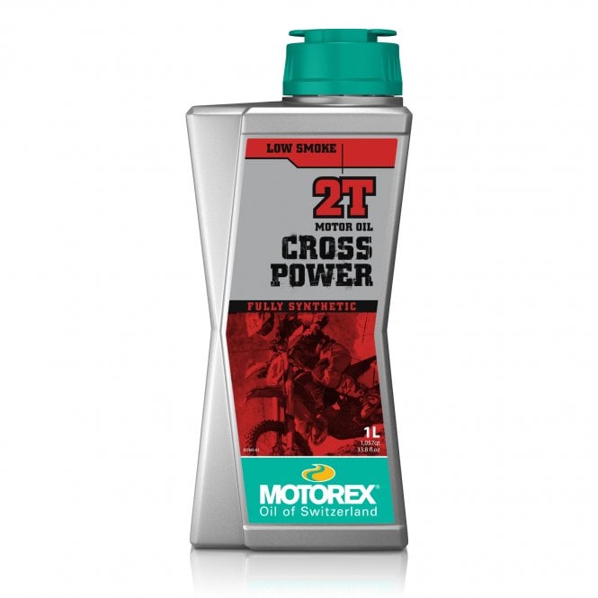 Motorex - Cross Power 2T Huile moteur 100% synthétique haute performance JASO FD 1L - 7300122