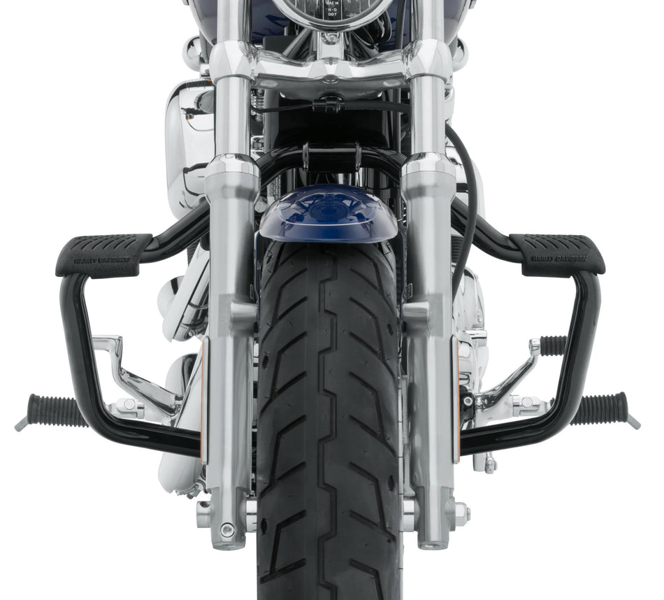 Harley Davidson 49000006 MUSTACHE ENGINE GUARD, GLOSS BLACK