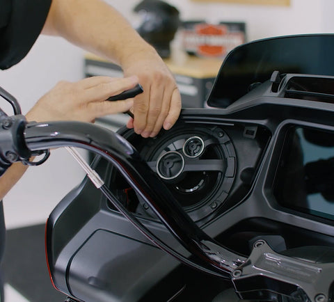 Harley-Davidson 76001297 Harley-Davidson Audio powered by Rockford Fosgate Stage I Fairing Speakers