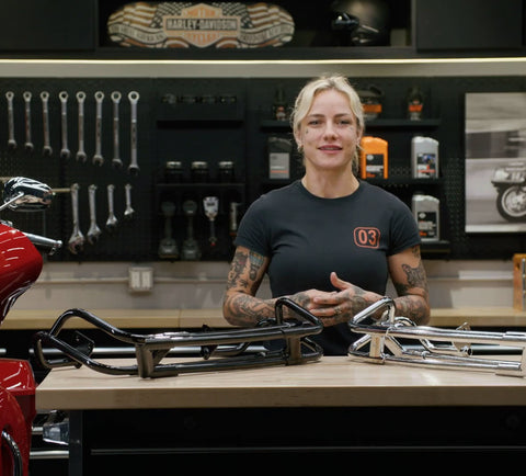 Rails de protection pour sacoches Harley-Davidson 90201903