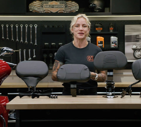 Siège de tourisme Harley-Davidson 52000566 pour conducteur et passager Harley Hammock