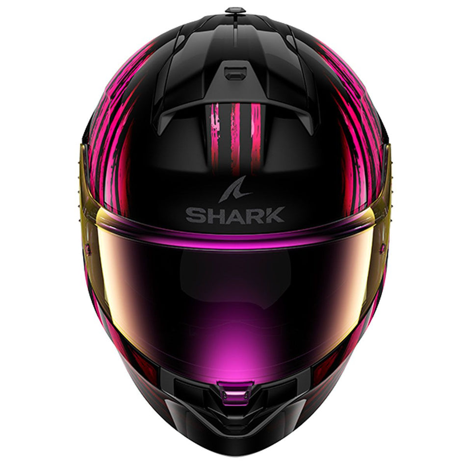 CASQUE SHARK RIDILL 2 ASSYA NOIR / VIOLET HE1120E-KVV