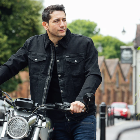 Veste d'équitation Merlin Sherpa D3O® noire MCP048