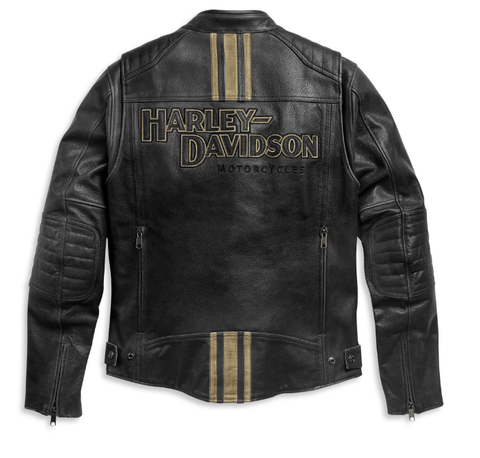 Veste en cuir Harley-Davidson® HD™ Triple Vent Passing Link II pour homme 98005-21EM 