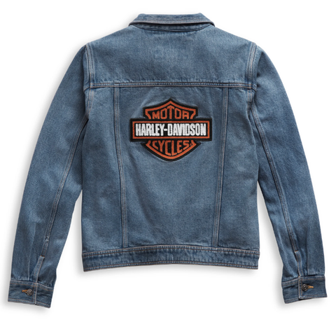Veste en jean avec logo Bar &amp; Shield pour femme Harley-Davidson® 98405-21VW 