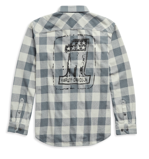Chemise à carreaux avec logo n°1 pour homme Harley-Davidson® authentique 99051-21VM 
