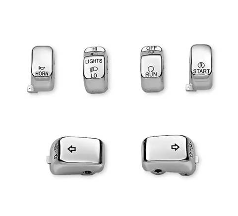 Harley-Davidson switch cap kit chrome 71804-03