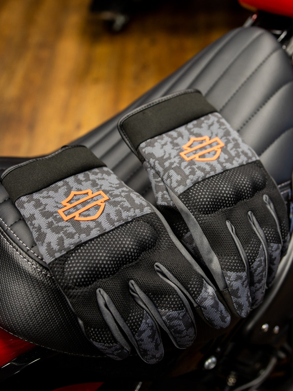 Gants en maille tricotée Dyna pour hommes Harley-Davidson®, camouflage, perle noircie - 98136-23VM