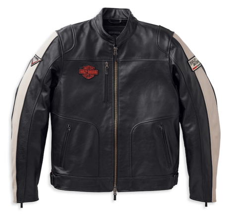 Veste de moto en cuir véritable pour homme Harley-Davidson® Enduro 98002-23EM