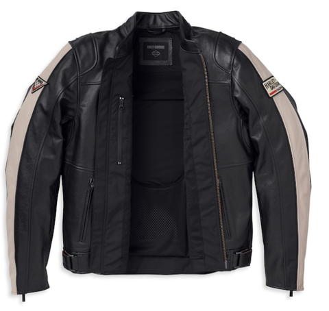 Veste de moto en cuir véritable pour homme Harley-Davidson® Enduro 98002-23EM