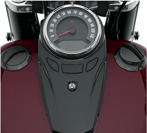 Flush-Mount Fuel Cap and Left Side Tank Cap Kit - 61100132 Fuel Cap Harley Davidson Direct